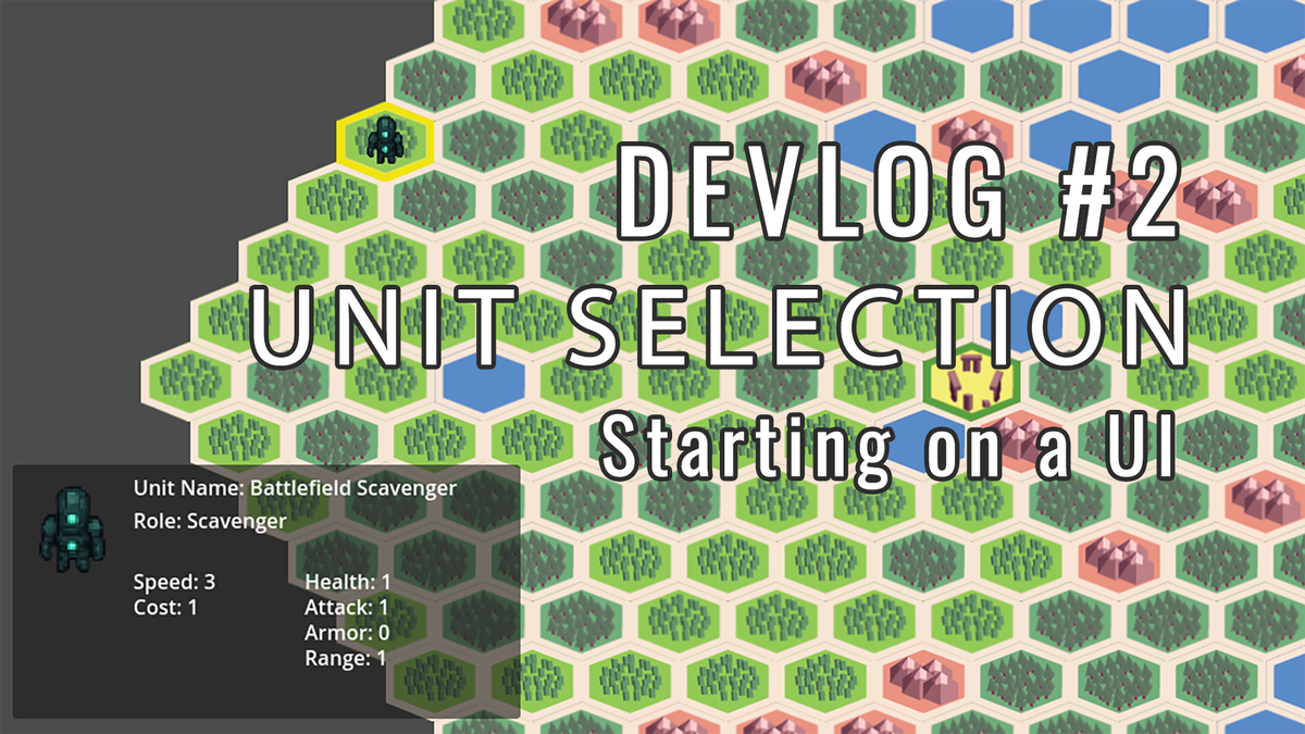Devlog #2: Placing and Selecting Units in Violence of Action